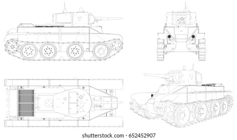 Military Tank Vector 05