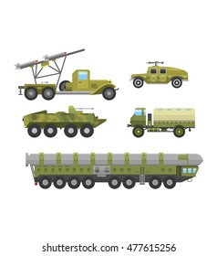 Military technic army, war tanks and military industry technic armor tanks collection