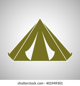 Military tent design , vector illustration