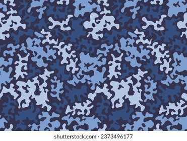 Military textile of camouflage for uniform. Como fabric textured material. Horizontal wallpaper or print clothes.