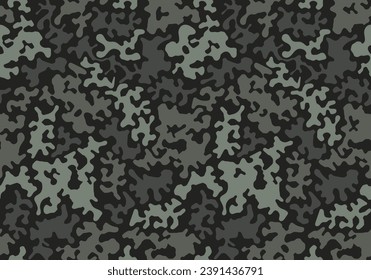 Military textile of camouflage for uniform. Como fabric textured material. Horizontal wallpaper or print clothes.