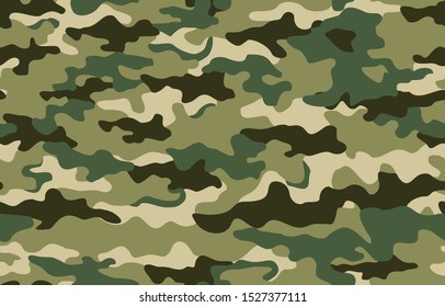 Military texture camouflage seamless pattern.Print on fabric, vinyl.Army background