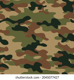 Military texture camouflage, trendy modern print, disguise. Ornament