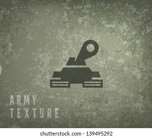 Military Texture And Panzer Symbol