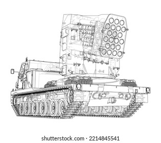 Sistema militar de pistas de aterrizaje. Representación vectorial de 3d. Estilo de marco de cables. Las capas de líneas visibles e invisibles están separadas