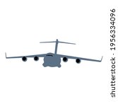 military transportation plane vector design. globe master