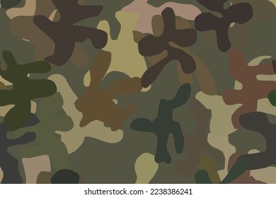 Military Tree Print. Woodland Vector Camoflage. Brown Camo Print. Camo Green Grunge. Digital Beige Camouflage. Grey Fabric Pattern. Repeat Abstract Camouflage. Vector Grey Pattern. Seamless Paint.