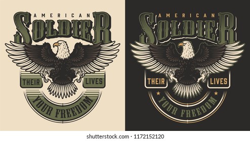 Military t-shirt print concept. Vector illustration