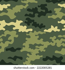 Military vector camouflage background, repeat print, modern trendy print.	