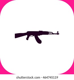 Military vector icon on white background.