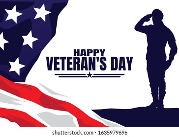 Military vector illustration, Army background, soldiers silhouettes,Happy veterans day.