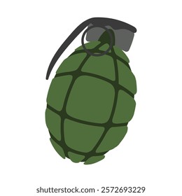 Military Vector Illustration - Grenade