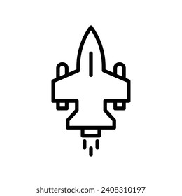Military Vector Line Icon Design