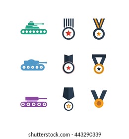 Military War Soldier Icon Vector Flat