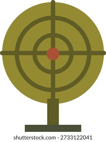 Military Warfare and Army Combat Flat Vector Icon