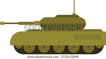 Military Warfare and Army Combat Flat Vector Icon