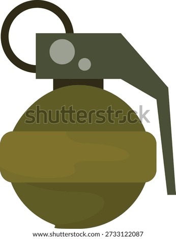 Military Warfare and Army Combat Flat Vector Icon