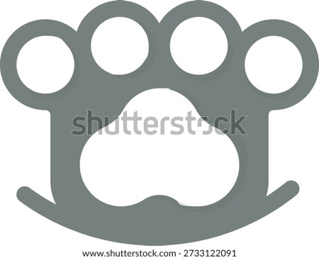 Military Warfare and Army Combat Flat Vector Icon