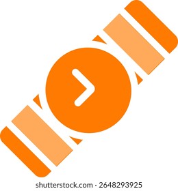 military watch icon dualtone style design
