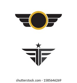 Military Wave Logo Template vector symbol nature