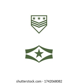 Military Wave Logo Template vector symbol nature
