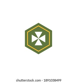 Military Wave Logo Template vector symbol nature