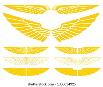 Military Wings For Logos Or Symbols