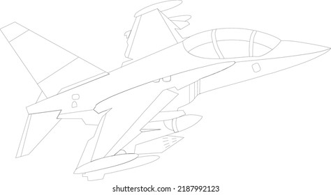 Military's fighter vector, Air force concept, Modern technology 