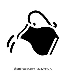 Milch fügen Glyph-Symbol Vektor. Milch hinzufügen Schild. isoliertes Kontursymbol