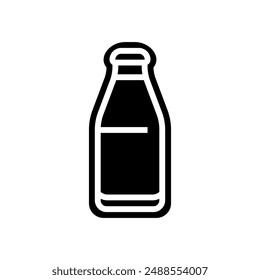 milk allergen free product food glyph icon vector. milk allergen free product food sign. isolated symbol illustration