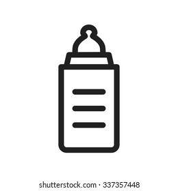 Milk, baby, infant icon vector image. Can also be used for objects. Suitable for web apps, mobile apps and print media.