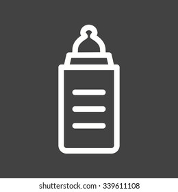 Milk, baby, infant icon vector image. Can also be used for objects. Suitable for web apps, mobile apps and print media.