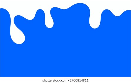 Milk background of Modern poster, dynamic splashes and drops. Vector illustration in a flat style of minimalism