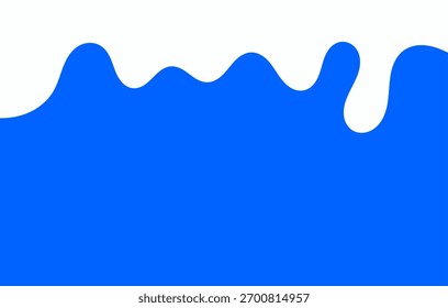 Milk background of Modern poster, dynamic splashes and drops. Vector illustration in a flat style of minimalism