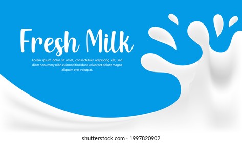 Milk background vector, vector eps. 10