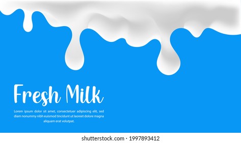 Milk background vector, vector eps. 10