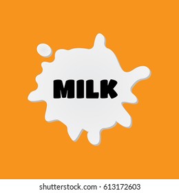 Milk background wave cream waves vector illustration