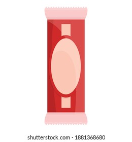Milk Bar Symbol. Cartoon auf Milchleiste Vektorsymbol für Webdesign einzeln auf weißem Hintergrund