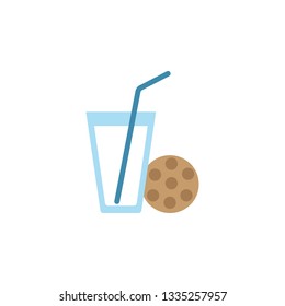 milk, biscuit icon