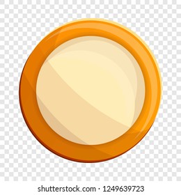 Milk biscuit icon. Cartoon of milk biscuit vector icon for web design  