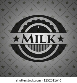 Milk black emblem