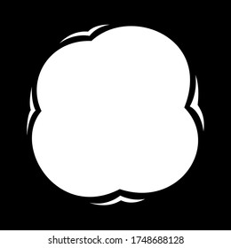 milk blob shape on black for banner copy space, aqua drop for background, white milk blob splash on black, water droplet white for banner, milk blob simple shape for graphic ad design, vector