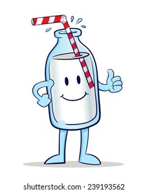 Milk bottle Cartoon character