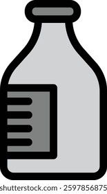 A milk bottle is a container used to store and transport milk. It comes in glass or plastic, ensuring freshness and hygiene while preserving nutritional value for consumption at home or commercially.

