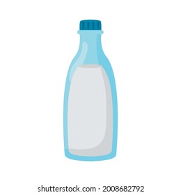 icono aislado del diario de la botella de leche