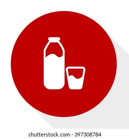 milk bottle glass