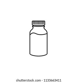 Milk bottle icon.