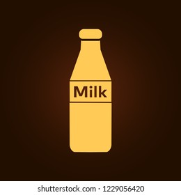 Milk bottle icon