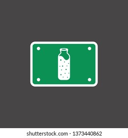 milk bottle icon