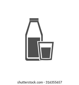 milk bottle  icon